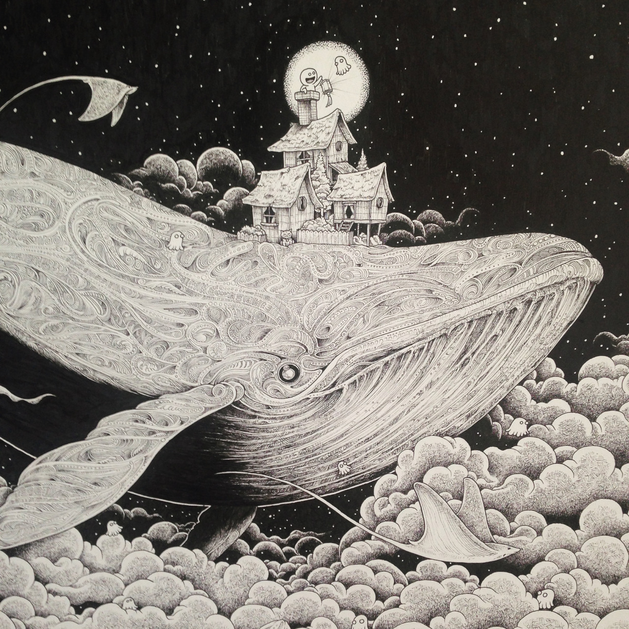 Kerby Rosanes Night Whale